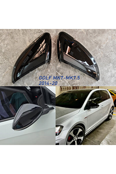 GCP German Car Parts Golf 7 Piano Black Ayna Kapağı -Golf 7 Dikiz Aynası Kapa...