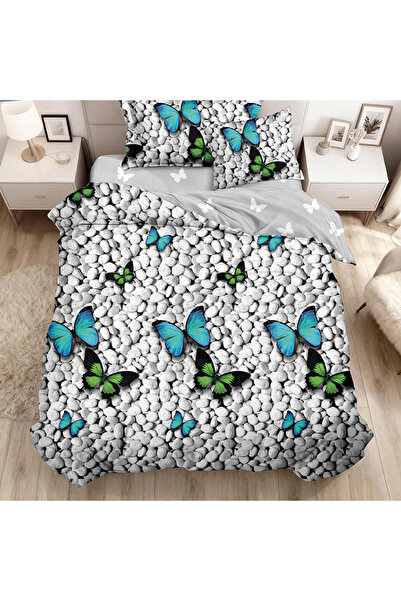 OEM Duvet Cover Set with Stretchy for 1 person bed, 4 pieces, JHN, Finet, AUR...