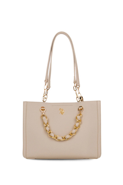 U.S. Polo Assn. Γυναικεία Τσάντα Ώμου Κρεμ Χρώματος US26146 – Καθημερινό Κομψ...