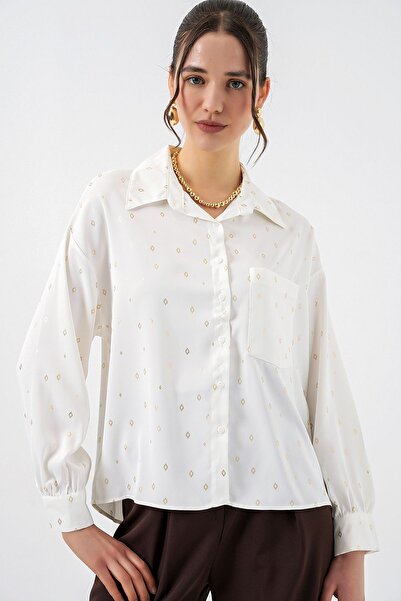 Hiccup BDART Πουκάμισο με λεπτομέρεια στην τσέπη, μακρύ μανίκι, με στάμπα ove...