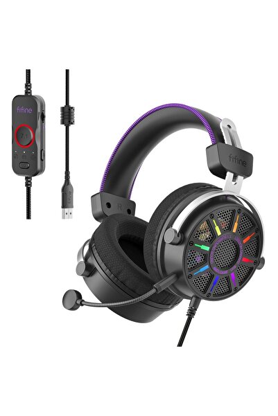 Fifine Ampligame H19 Mikrofonlu 7.1 RGB Oyuncu Kulaklığı