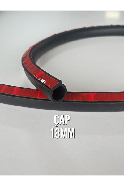 bemsa kauçuk plastik ürünleri BANTLI KAPI SÜNGER FİTİLİ NO 3 (18mm) (1 Adet/1...