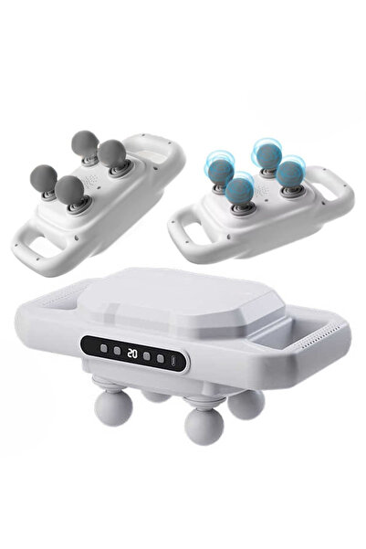 zola Συσκευή μασάζ σώματος, 4 κεφαλές, 20 επίπεδα, 6 λειτουργίες, 12W, οθόνη ...