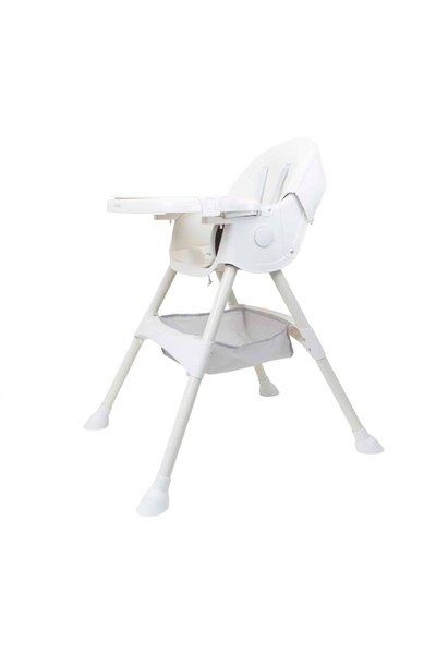 FOXMAG24 Πτυσσόμενο καρεκλάκι φαγητού για παιδιά 5-72 μηνών, κουνιστό, λευκό,...