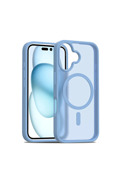 UnDePlus Apple iPhone 16 Kılıf M-safe ile Uyumlu Mat Yüzey Jota Kapak