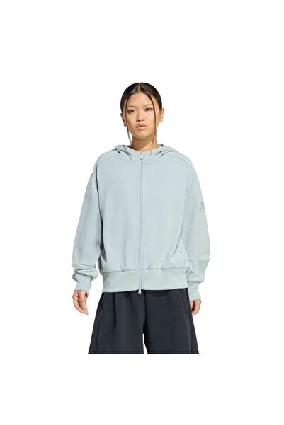 adidas W SL FZ KADIN SPOR SWEATSHIRT - KE9145