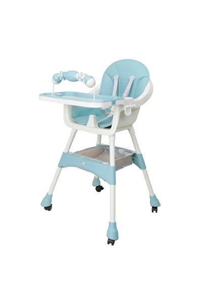FOXMAG24 Καρεκλάκι φαγητού για παιδιά 5-72 μηνών, μέγιστο βάρος 50 κιλά, γαλάζιο