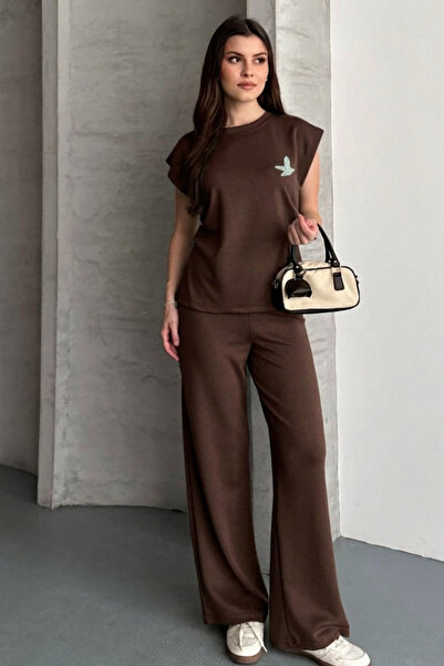 THIFF GYMWEAR Γυναικείο Σετ Φόρμας από Ύφασμα Modal με Λεπτομέρεια στα Πλαϊνά...