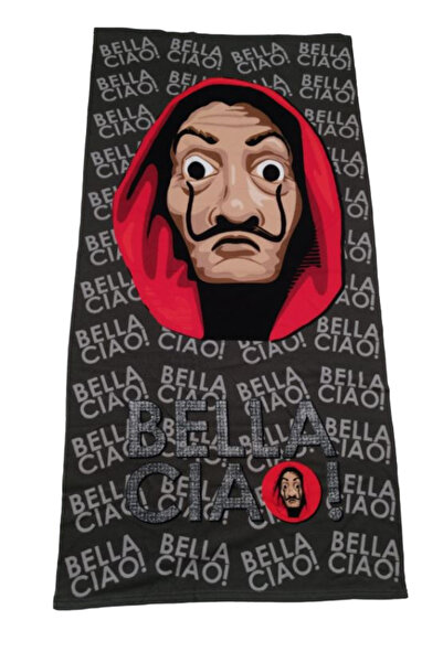 La casa de papel Prosop de plajă multicolor, fabricat din microfibră 100%, Ca...