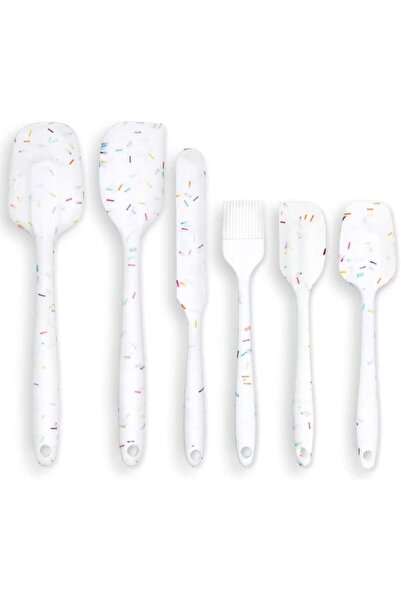 Arabest 6-Piece Silicone Spatula Set,Heat-Resistant,BPA-Free,Nonstick,for Kit...