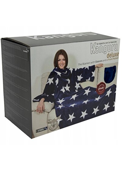 Kanguru Κουβέρτα με κουκούλα και μανίκια, Καγκουρό, Πρακτική ζεστασιά, Ενιαίο...