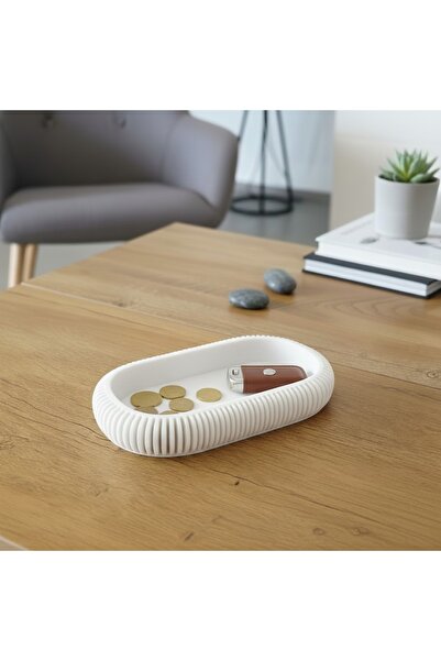 Utku's Home Modern Japandi Masaüstü Organizer - Dresuar Üstü Anahtarlık, Takı...