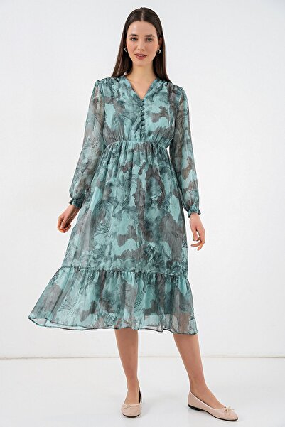 Hiccup Φόρεμα BDART με κουμπιά με λαιμόκοψη σε σχήμα V