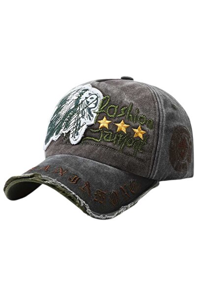 Uniquetrenders Unisex Vintage Fashion Jamont Κεντημένο Ρυθμιζόμενο Καπέλο Μπέ...