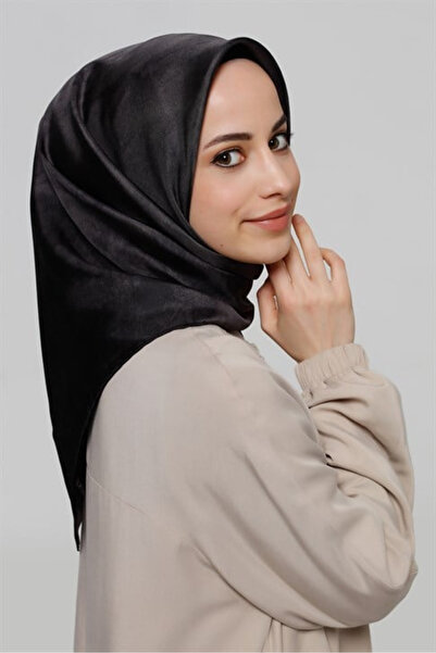 Armine Black Twill Silk Women's Scarf - 20y8333-87
