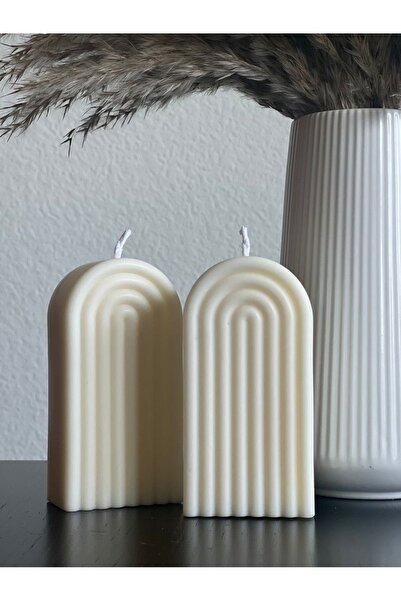 LALEZEN HOME Gökkuşağı Kokulu Mum Set 2 Li