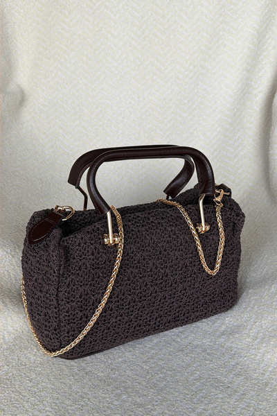 La La'Graccio Paris Γυναικεία ψάθινη τσάντα La'Graccio Paris