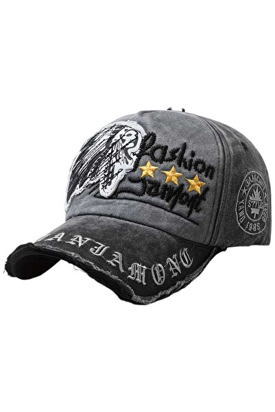 Uniquetrenders Unisex Vintage Fashion Jamont Κεντημένο Ρυθμιζόμενο Καπέλο Μπέ...