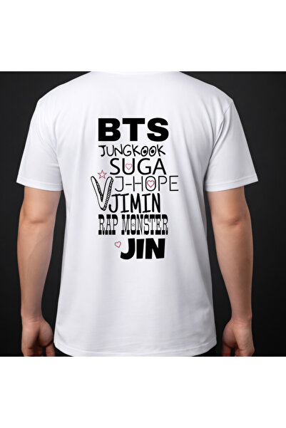 barsdepo Μπλουζάκι με στάμπα BTS, Ποιότητα PREMIUM, Unisex για Παιδιά/Ενήλικε...