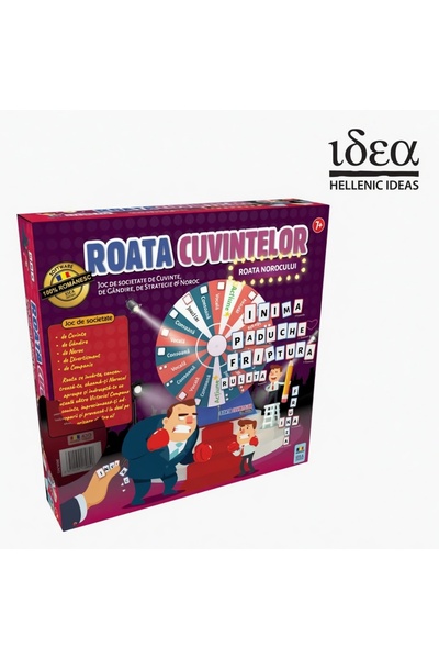 İDEA Επιτραπέζιο παιχνίδι Τροχός των Λέξεων, 154 κομμάτια