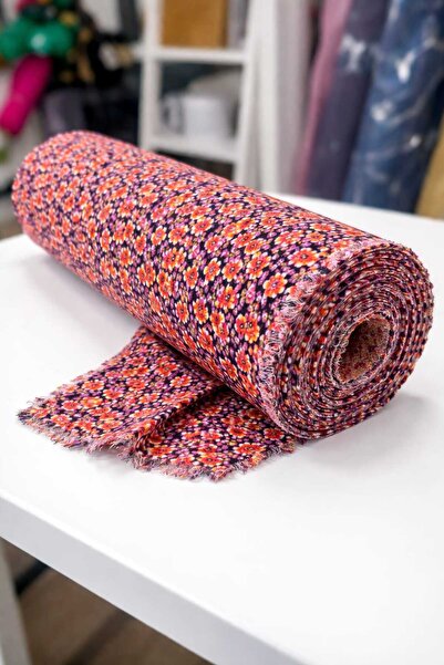 ŞALSERA maroken Çıtır Çiçekli Kumaş, Enerji Dolu Desen ( 150 x 100 )