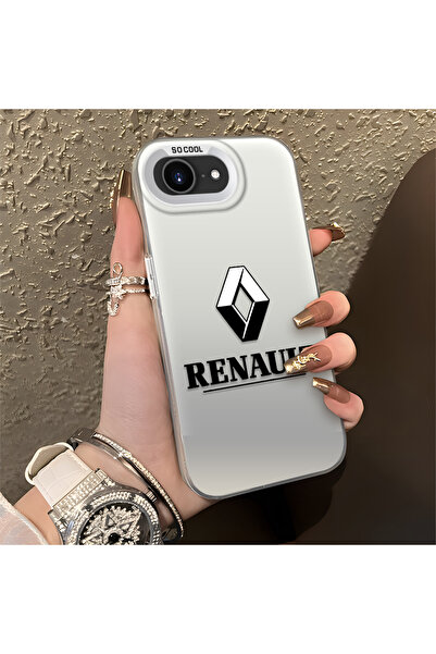 Hontinga iPhone 16E Compatible Silicone Edge Hard Back Anti-Fall Phone Case R...