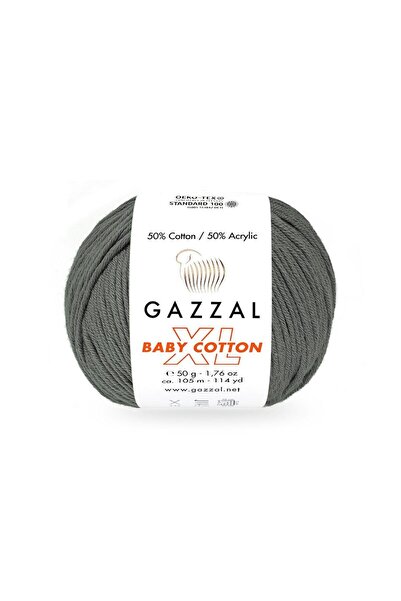 Gazzal Bumbac pentru bebeluși XL 50% Bumbac 50% Acrilic – 50 g 105 m Fir de t...