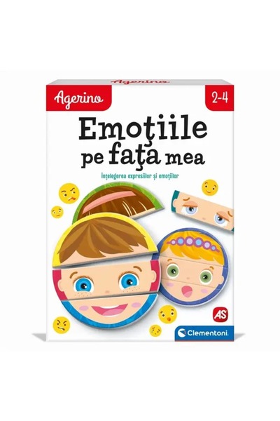 Agerino Εκπαιδευτικό Παιχνίδι, Συναισθήματα στο Πρόσωπό μου, 2 - 4 Ετών, Κατα...