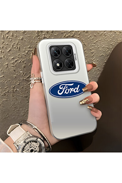 Hontinga Poco X7 Compatible Silicone Edge Hard Back Anti-Fall Phone Case Ford...