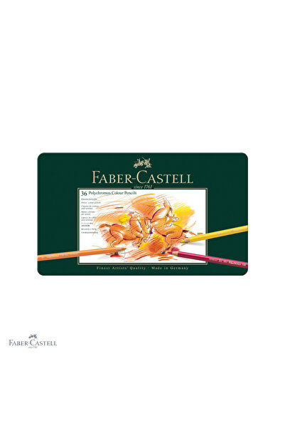 Faber Castell Set de 36 de creioane colorate Faber-Castell Polychromos, cu mi...