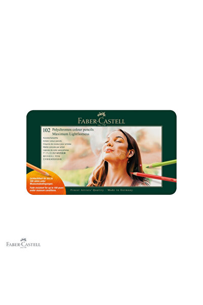 Faber Castell Set de 102 creioane colorate Faber-Castell Polychromos, în cuti...
