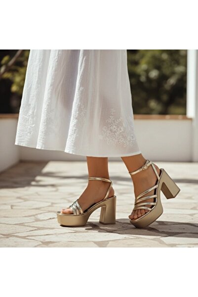 OEM Γυναικεία σανδάλια με πλατφόρμα και χοντρό τακούνι, ευκολοσυνδύαστα, κομψ...