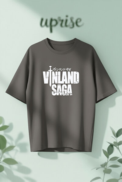 Vordevia Βαμβακερό μπλουζάκι με στάμπα Vinland Saga σε μεγάλο μέγεθος