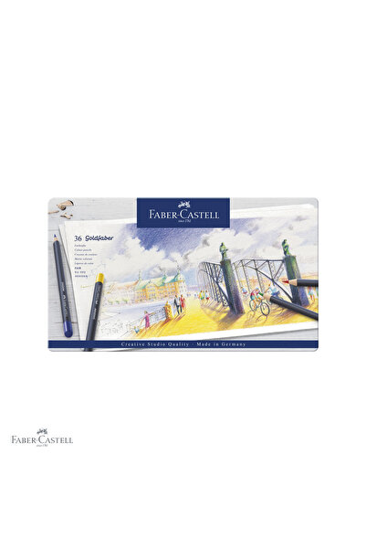 Faber Castell Set de 36 creioane colorate Faber-Castell Goldfaber, mine moale...
