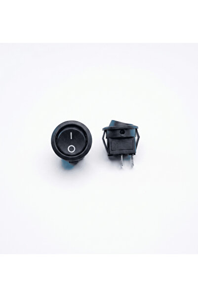 tabis Yuvarlak Mini Anahtar 2 Pin 15 mm Aç Kapa On-off Işıksız Switch Mini Bu...