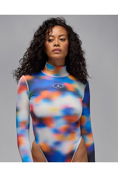 Nike Jordan Flight Mountainside Baskılı Uzun Kollu Kadın Bodysuit REDSPORT