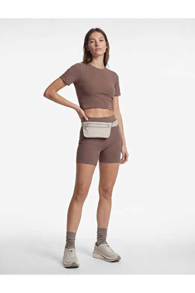 Koton Αθλητικό μπλουζάκι Slim Fit με κοντό μανίκι Crew Neck Crop