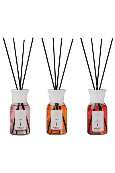 Permun Difuzor cu bețișoare Lilium 110ml & Difuzor cu bețișoare Piersică 110m...