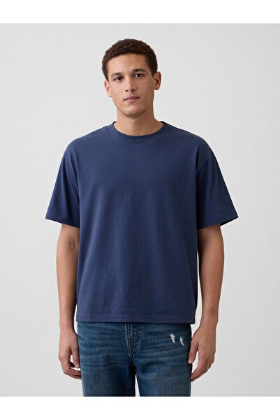 GAP Erkek Lacivert VintageSoft Boxy T-Shirt