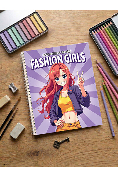 metafortoys Girls Fashion Boyama Kitabı Cozy Book – 20x24 cm