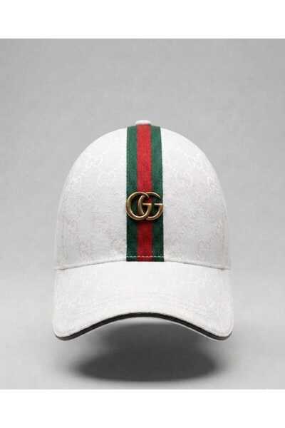 w white stars sports & wear Αθλητικό καπέλο μπέιζμπολ από καμβά με ρίγες και ...