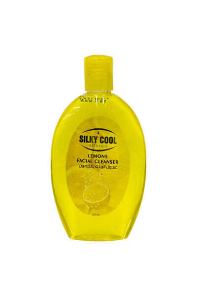 Silky Cool غسول الوجه بالليمون 225 مل، منظف للبشرة يزيل الزيوت والأوساخ والمك...