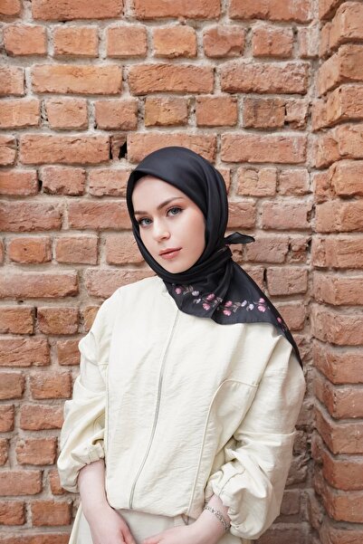 efdal şal eşarp Sultan Pattern Voile Soft Scarf