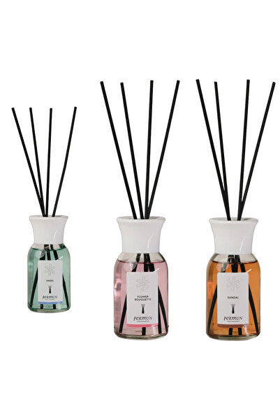 Permun Difuzor cu bețișoare Angel 110ml & Difuzor cu bețișoare Flower Bouqett...
