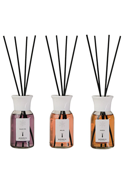 Permun Difuzor cu bețișoare cu aromă de smochin negru 110ml & Difuzor cu beți...