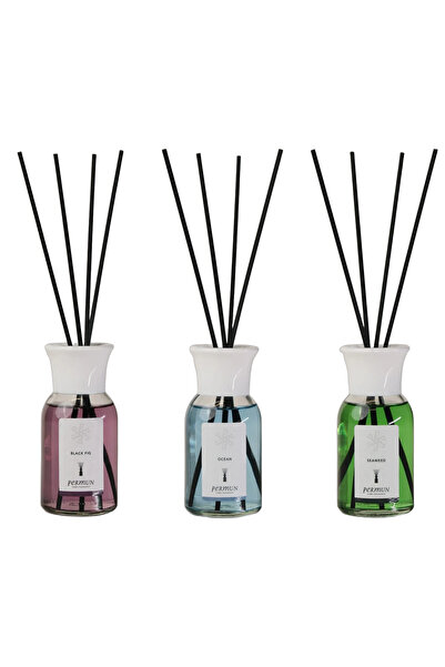 Permun Difuzor cu bețișoare cu parfum de smochin negru 110ml & Difuzor cu beț...
