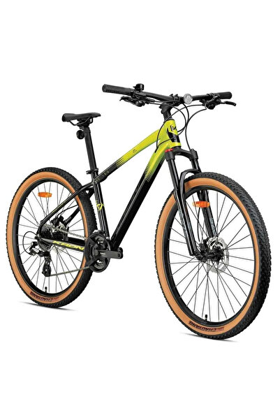 Kron XC 150 - 27.5 MTB - 15' - 24 Vites - H.Disc - Mat Yeşil/Sarı-Füme-Sarı