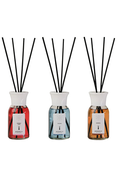 Permun Difuzor cu bețișoare cu aromă de gumă de mestecat 110ml & Difuzor cu b...