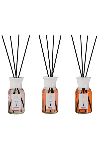 Permun Difuzor cu bețișoare Lotus Chance 110ml & Difuzor cu bețișoare Melon 1...
