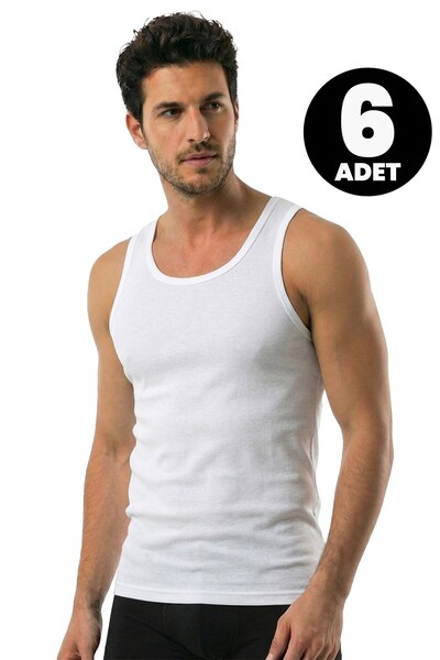 Öts Σετ 6 τεμαχίων ανδρικά εσώρουχα με ραβδώσεις (100% βαμβάκι)